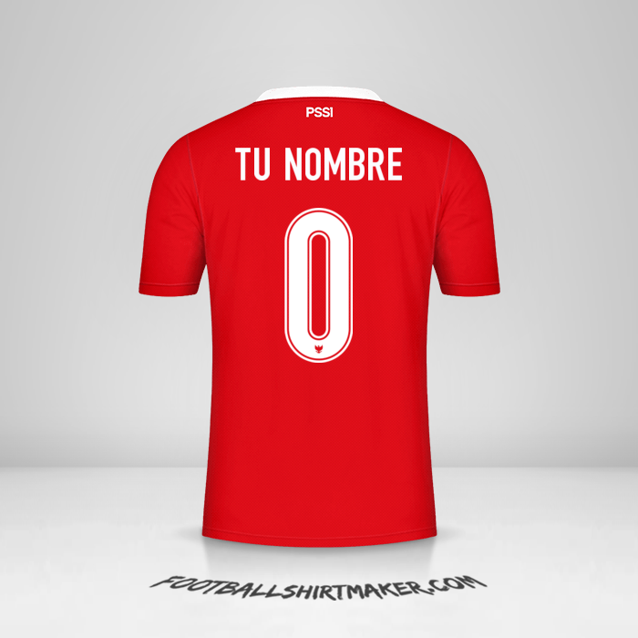 Camiseta Indonesia 2020/21 -  tu nombre - 0