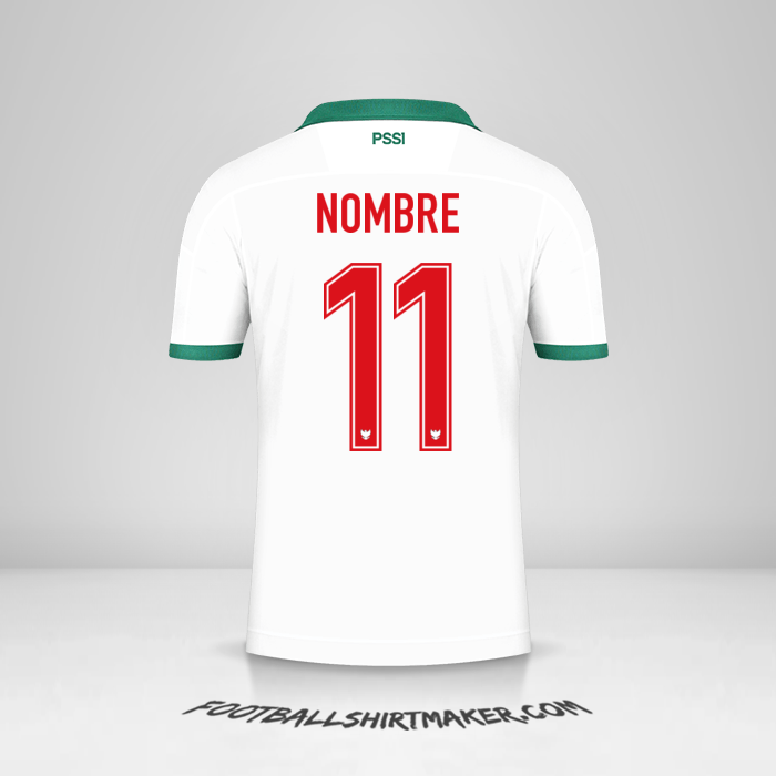 Jersey Indonesia 2020/21 Visita -  nombre - 11