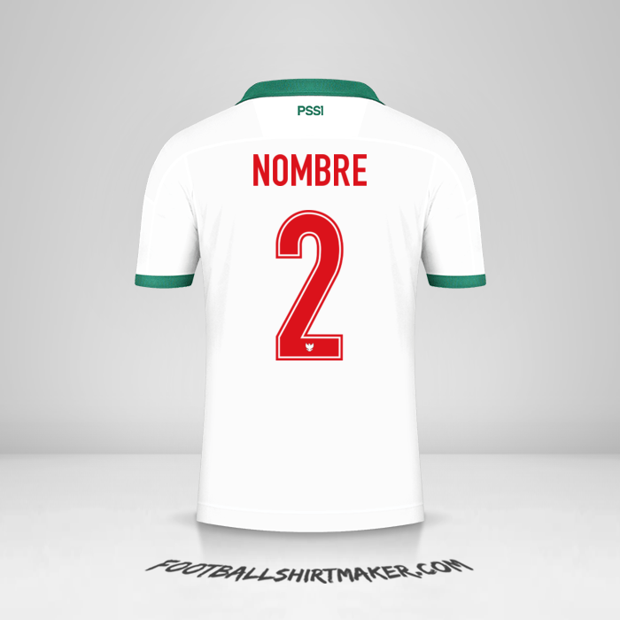 Jersey Indonesia 2020/21 Visita -  nombre - 2