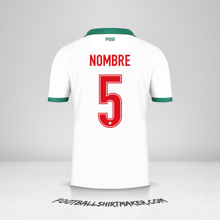 Jersey Indonesia 2020/21 Visita -  nombre - 5