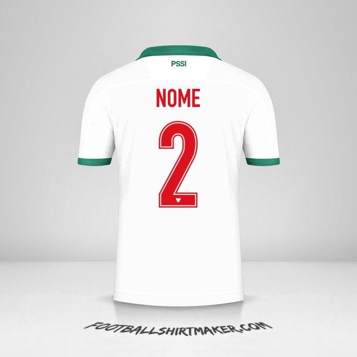 Maglia Indonesia 2020/21 Seconda -  nome - 2