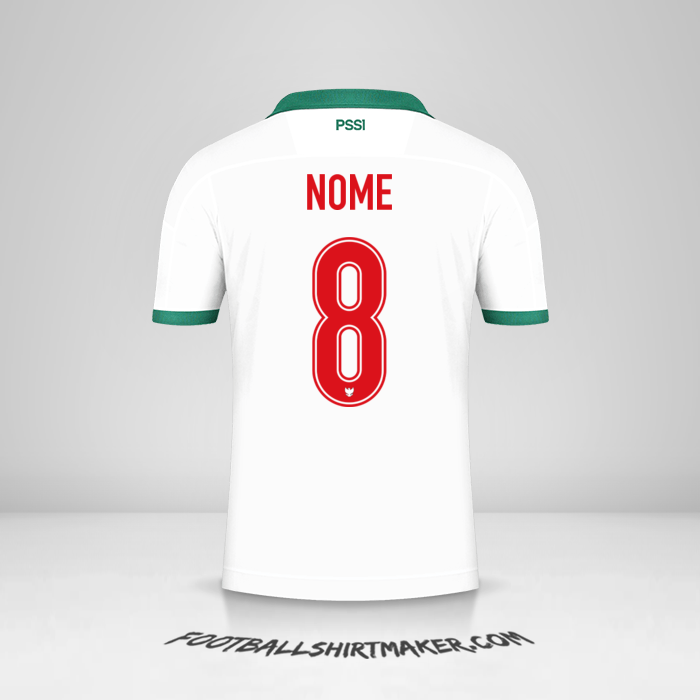 Maglia Indonesia 2020/21 Seconda -  nome - 8