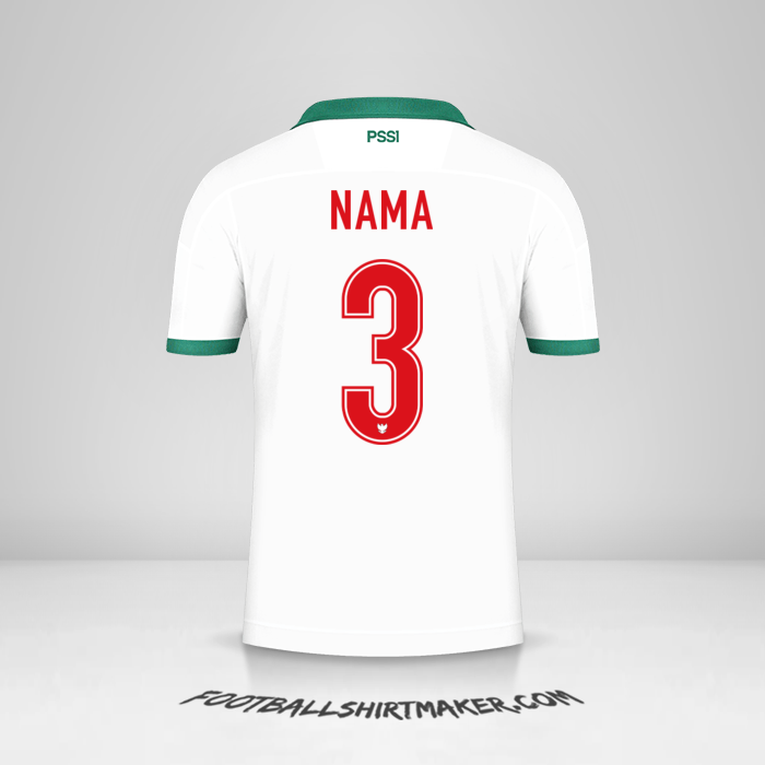 Jersey Indonesia 2020/21 Alternatif -  nama - 3
