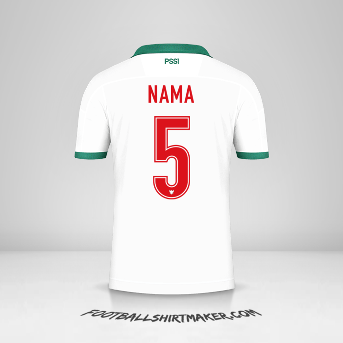 Jersey Indonesia 2020/21 Alternatif -  nama - 5