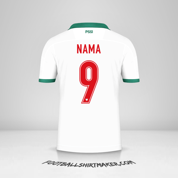 Jersey Indonesia 2020/21 Alternatif -  nama - 9