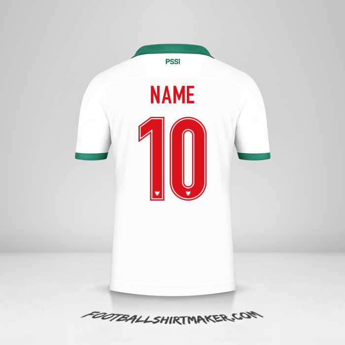 Trikot Indonesien 2020/21 Auswärts -  name - 10