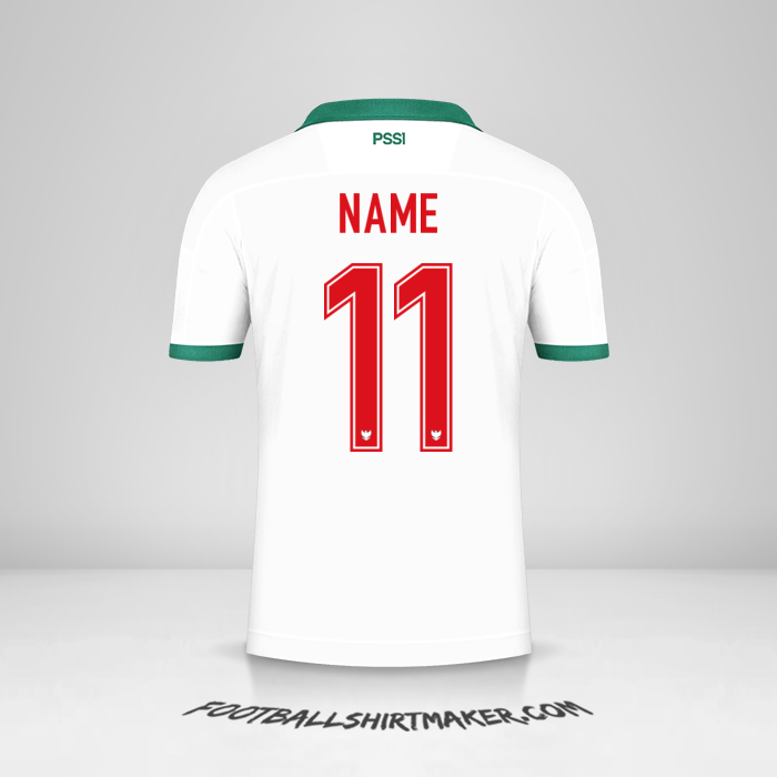 Trikot Indonesien 2020/21 Auswärts -  name - 11