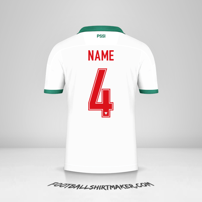 Shirt Indonesia 2020/21 Away -  name - 4