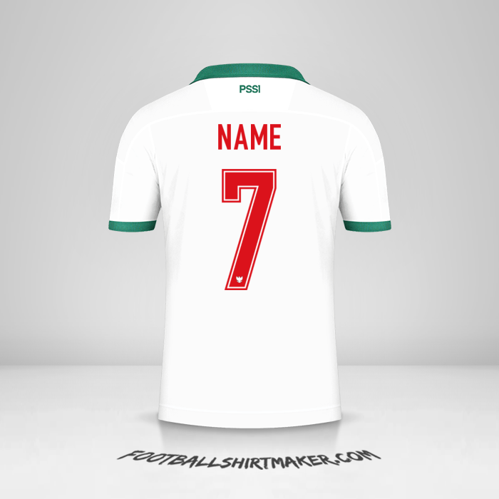 Trikot Indonesien 2020/21 Auswärts -  name - 7