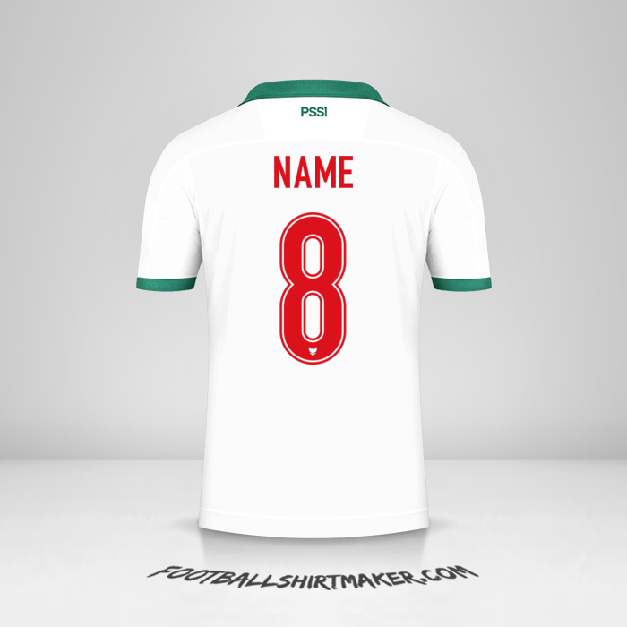 Shirt Indonesia 2020/21 Away -  name - 8