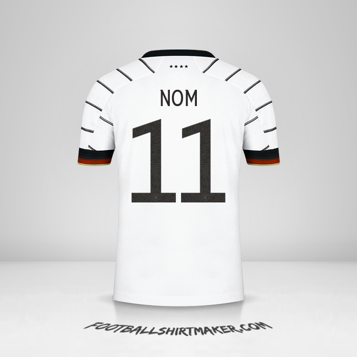 Maillot Allemagne 2020/2021 -  nom - 11
