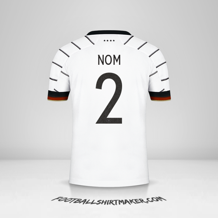 Maillot Allemagne 2020/2021 -  nom - 2
