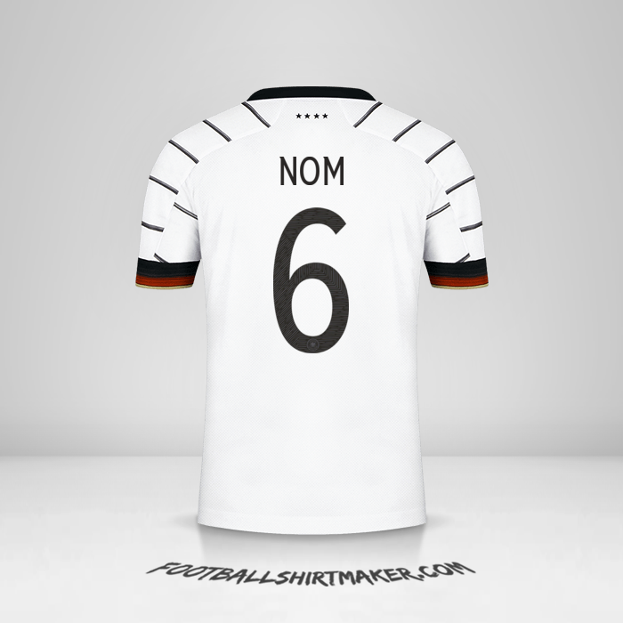 Maillot Allemagne 2020/2021 -  nom - 6
