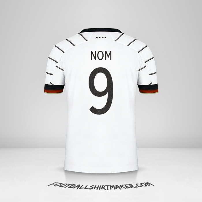 Maillot Allemagne 2020/2021 -  nom - 9
