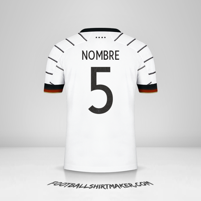 Jersey Alemania 2020/2021 -  nombre - 5