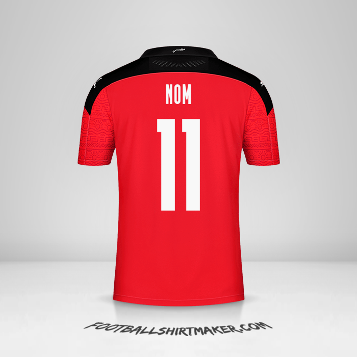 Maillot Égypte 2020/2021 -  nom - 11