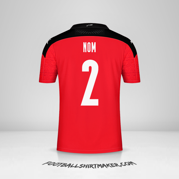 Maillot Égypte 2020/2021 -  nom - 2