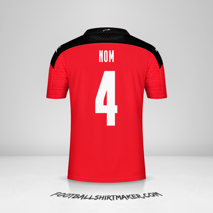 Maillot Égypte 2020/2021 -  nom - 4