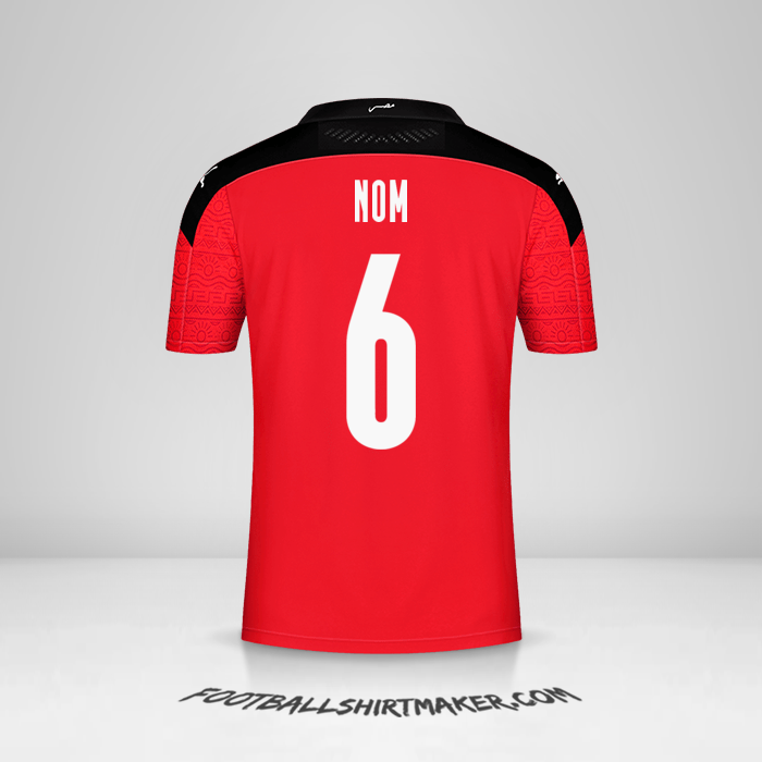 Maillot Égypte 2020/2021 -  nom - 6