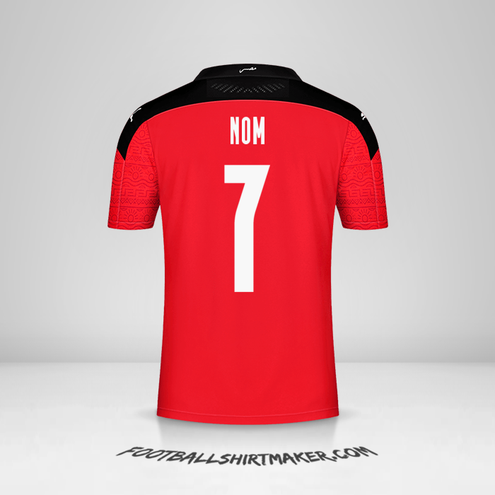 Maillot Égypte 2020/2021 -  nom - 7