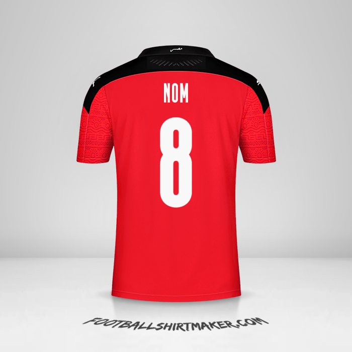 Maillot Égypte 2020/2021 -  nom - 8