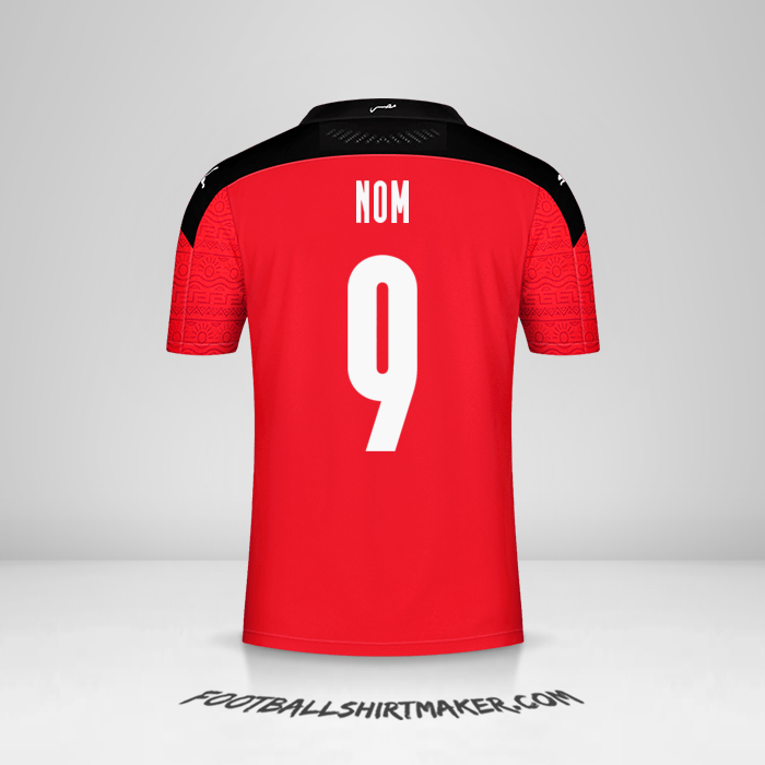 Maillot Égypte 2020/2021 -  nom - 9
