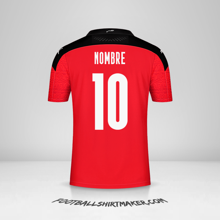 Jersey Egipto 2020/2021 -  nombre - 10