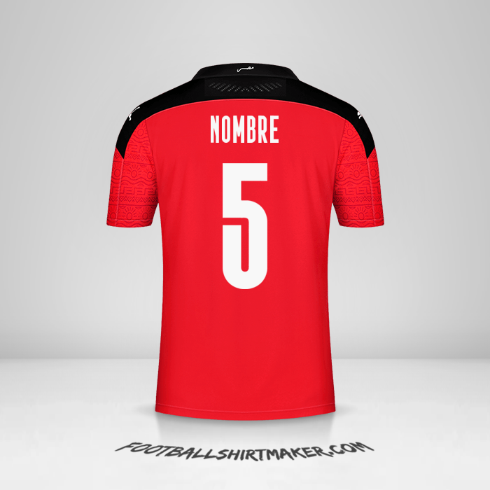 Jersey Egipto 2020/2021 -  nombre - 5