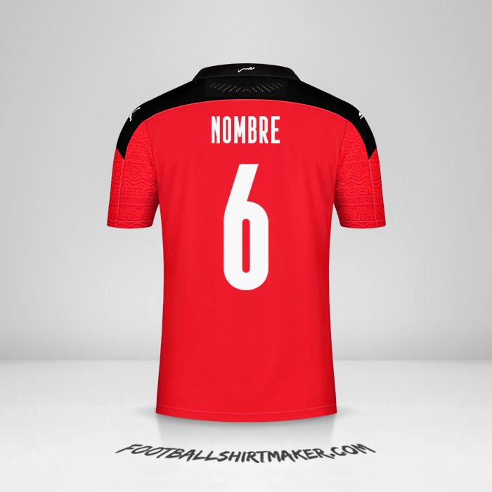 Jersey Egipto 2020/2021 -  nombre - 6