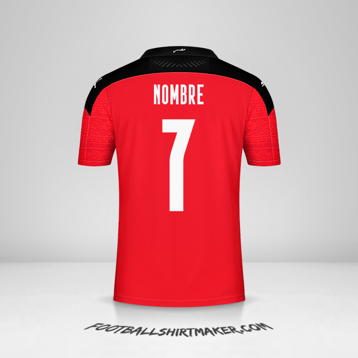 Jersey Egipto 2020/2021 -  nombre - 7