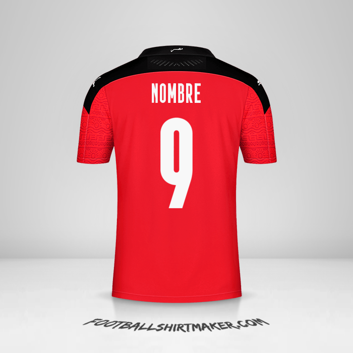 Jersey Egipto 2020/2021 -  nombre - 9