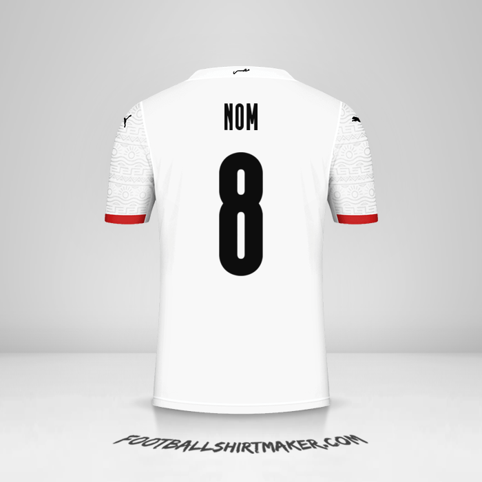 Maillot Égypte 2020/2021 Extérieur -  nom - 8