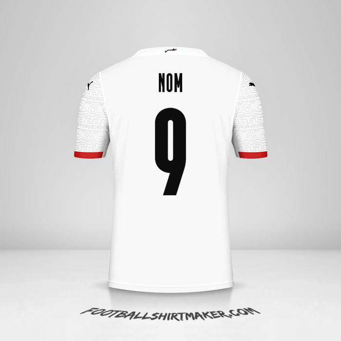 Maillot Égypte 2020/2021 Extérieur -  nom - 9