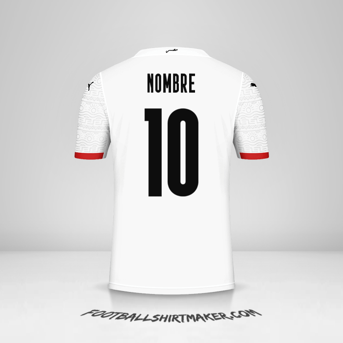 Jersey Egipto 2020/2021 Visita -  nombre - 10