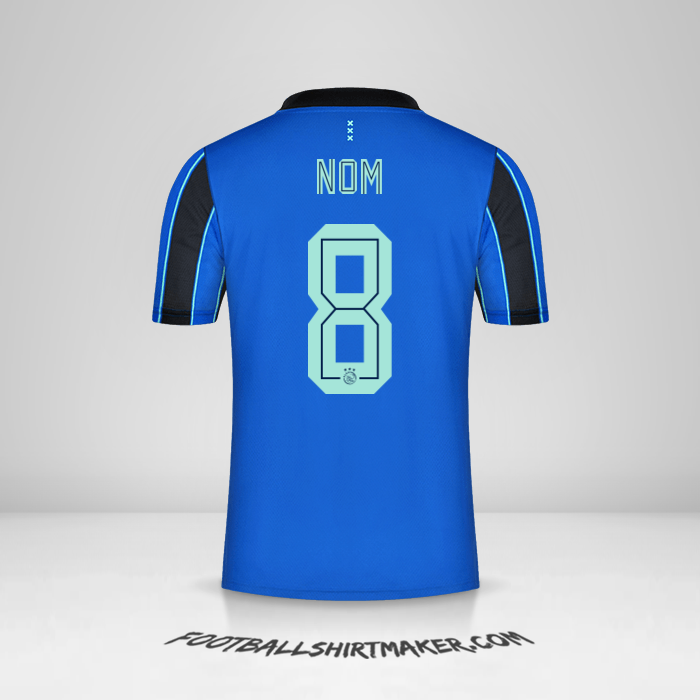 Maillot AFC Ajax 2021/2022 Extérieur -  nom - 8