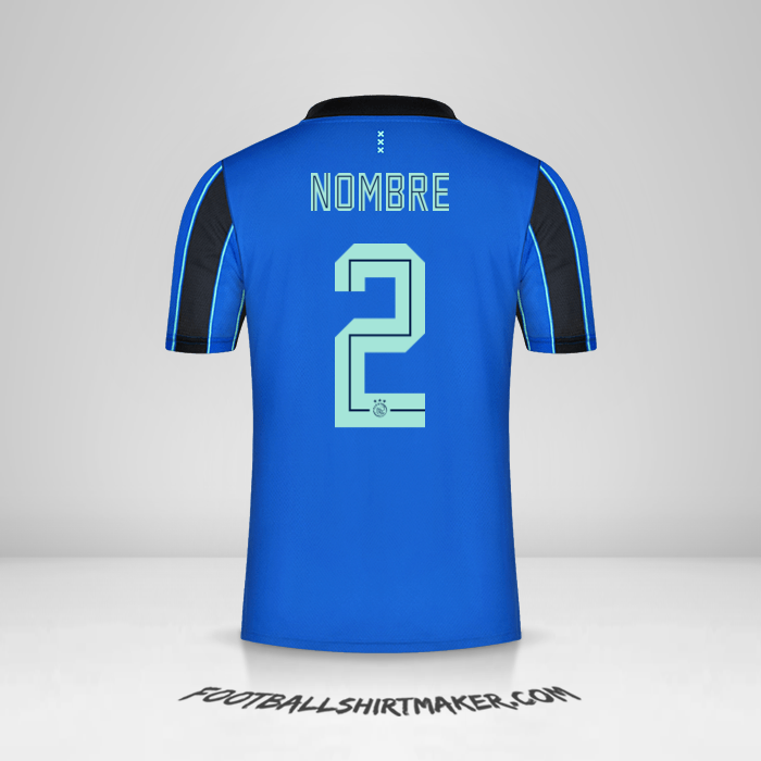 Jersey AFC Ajax 2021/2022 Visita -  nombre - 2