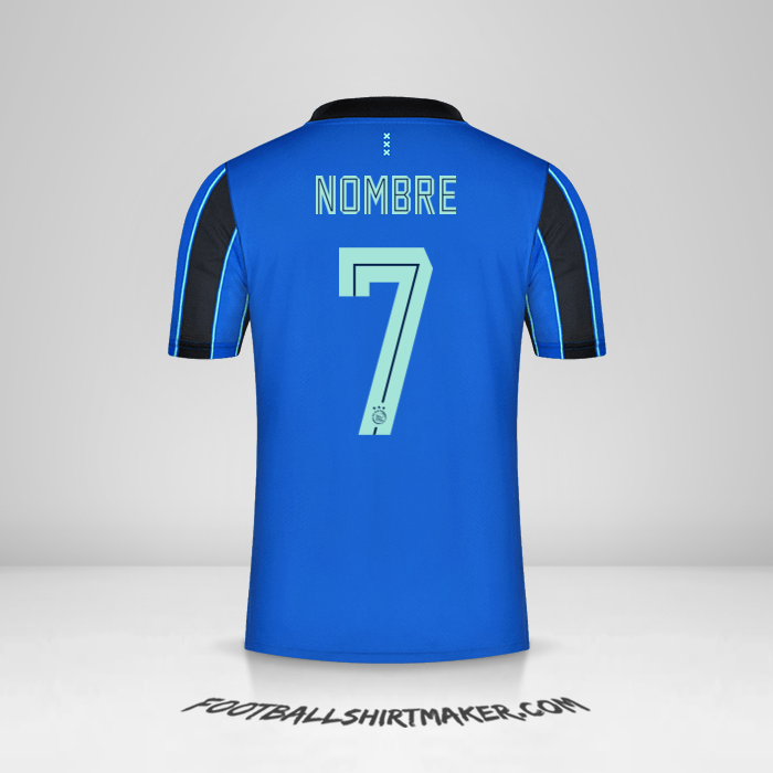 Jersey AFC Ajax 2021/2022 Visita -  nombre - 7