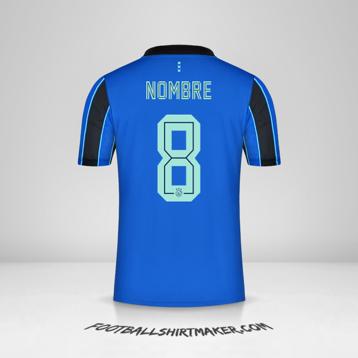 Jersey AFC Ajax 2021/2022 Visita -  nombre - 8