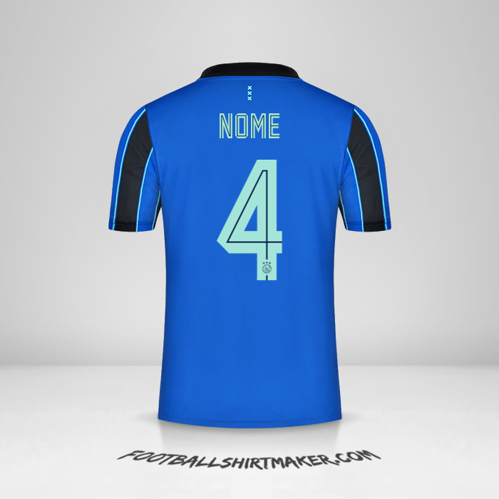 Maglia AFC Ajax 2021/2022 Seconda -  nome - 4