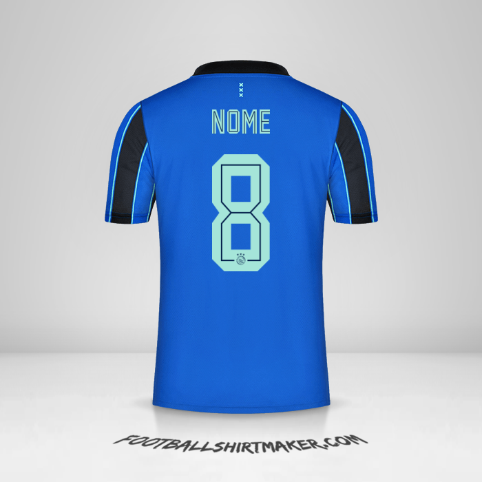 Camisa AFC Ajax 2021/2022 Alternativa -  nome - 8