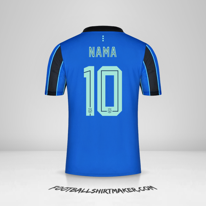 Jersey AFC Ajax 2021/2022 Alternatif -  nama - 10
