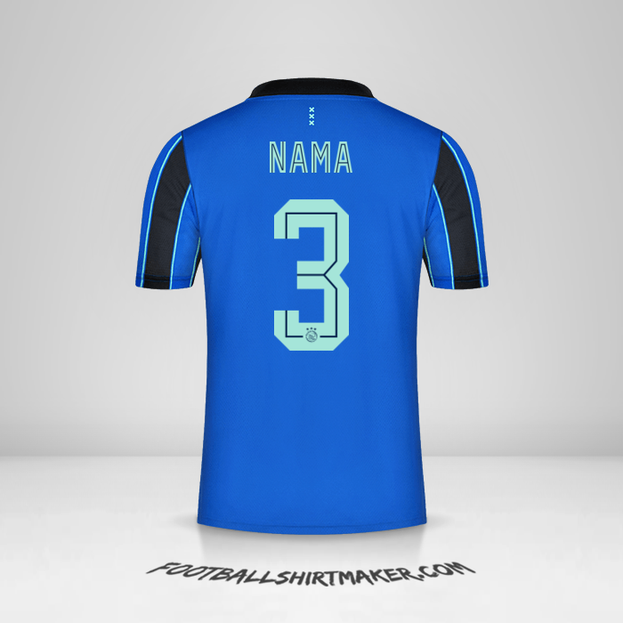 Jersey AFC Ajax 2021/2022 Alternatif -  nama - 3