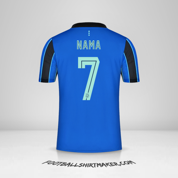 Jersey AFC Ajax 2021/2022 Alternatif -  nama - 7