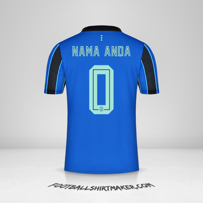 Jersey AFC Ajax 2021/2022 II -  nama anda - 0