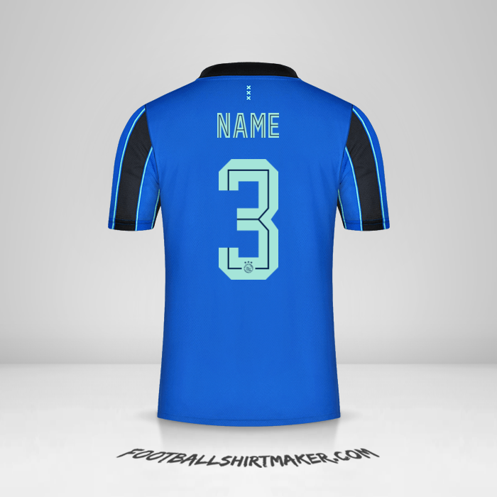 Jersey AFC Ajax 2021/2022 Away -  name - 3