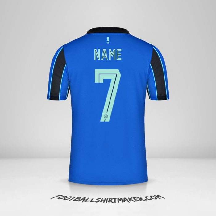 Trikot AFC Ajax 2021/2022 Auswärts -  name - 7