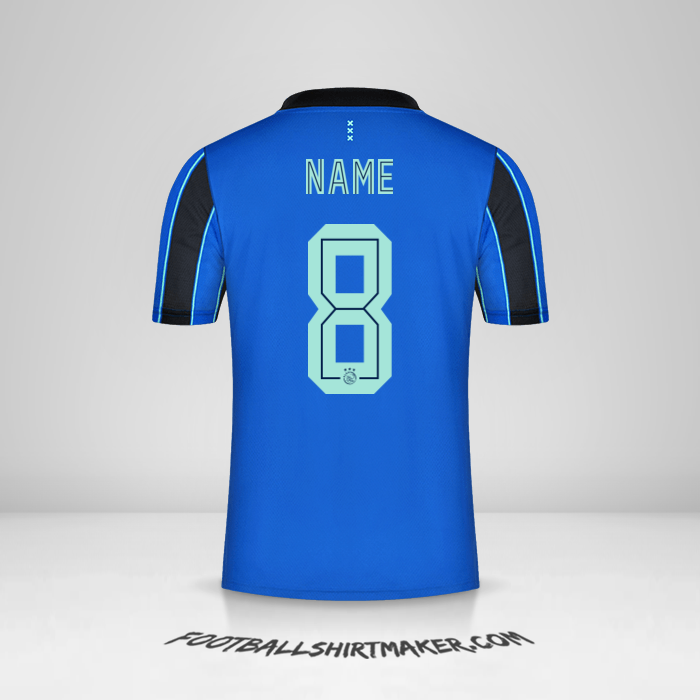 Trikot AFC Ajax 2021/2022 Auswärts -  name - 8