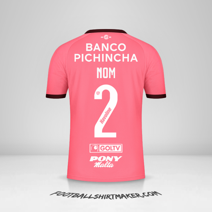 Maillot Barcelona SC 2021 Extérieur -  nom - 2