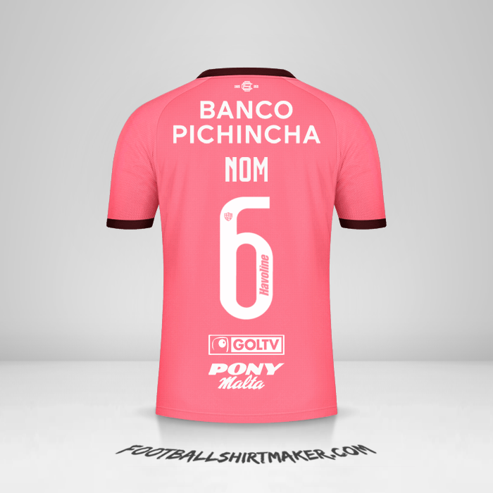 Maillot Barcelona SC 2021 Extérieur -  nom - 6