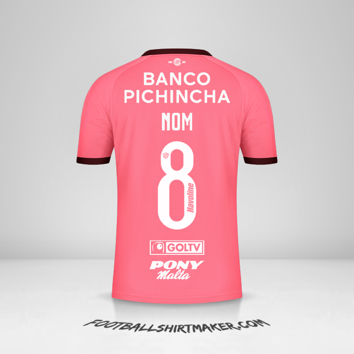 Maillot Barcelona SC 2021 Extérieur -  nom - 8